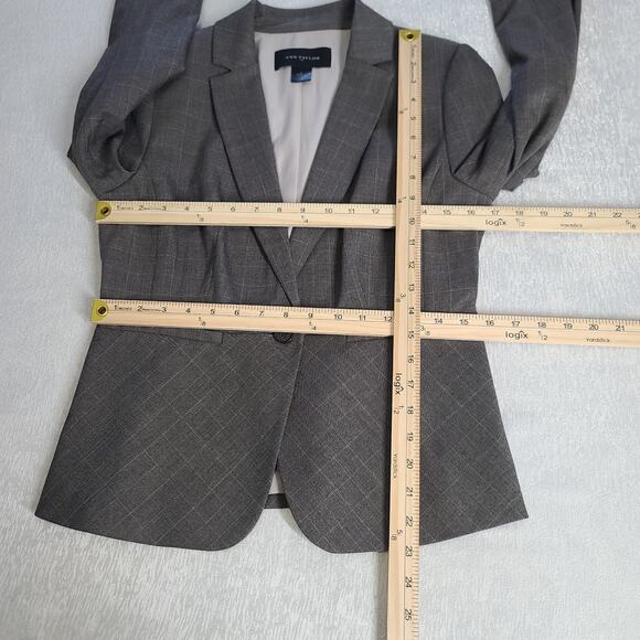 Ann Taylor women's plaid skirt suit skirt 4P Academia Dog Show suit Classic - Picture 6 of 10